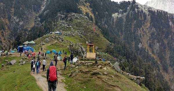 triund trek base camp